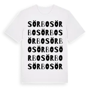 Sörbo ordlek t-shirt – ekologisk bomull t-shirt från Pinshirt