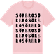 Pink Cotton t-shirt med Sörbro ordlek t-shirt