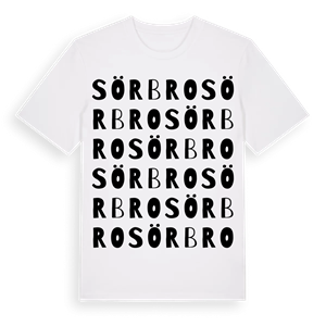 Sörbro ordlek t-shirt – ekologisk bomull t-shirt från Pinshirt
