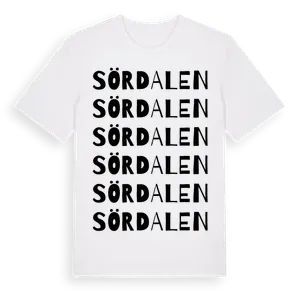 Sördalen ordlek t-shirt – ekologisk bomull t-shirt från Pinshirt
