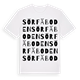 Sörfäboden ordlek t-shirt