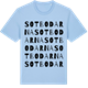 Blue Soul t-shirt med Sotbodarna ordlek t-shirt