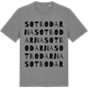 Mid Heather Gray t-shirt med Sotbodarna ordlek t-shirt