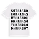 Sötbrändbodarna ordlek t-shirt
