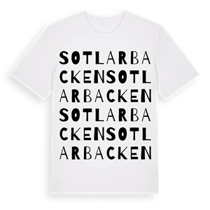 Sotlarbacken ordlek t-shirt – ekologisk bomull t-shirt från Pinshirt