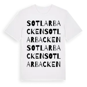 Sotlarbacken ordlek t-shirt – ekologisk bomull t-shirt från Pinshirt