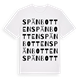 White t-shirt med Spänbotten ordlek t-shirt