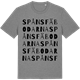 Mid Heather Gray t-shirt med Spånsfäbodarna ordlek t-shirt