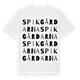 Spikgårdarna ordlek t-shirt