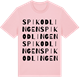 Pink Cotton t-shirt med Spikodlingen ordlek t-shirt
