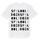White t-shirt med Spikodlingen ordlek t-shirt