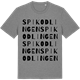 Mid Heather Gray t-shirt med Spikodlingen ordlek t-shirt