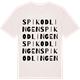 Vintage White t-shirt med Spikodlingen ordlek t-shirt