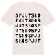 Vintage White t-shirt med Spjutsbo ordlek t-shirt