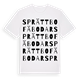 Sprättbo fäbodar ordlek t-shirt