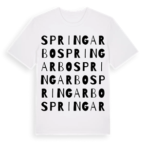 Springarbo ordlek t-shirt – ekologisk bomull t-shirt från Pinshirt