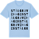 Blue Soul t-shirt med Stålgruvehagen ordlek t-shirt