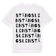 Stängslen ordlek t-shirt