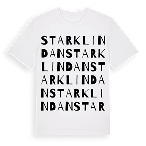 Starklindan ordlek t-shirt – ekologisk bomull t-shirt från Pinshirt