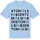 Blue Soul t-shirt med Stenhålshagen ordlek t-shirt