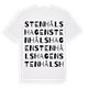 Stenhålshagen ordlek t-shirt