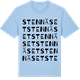 Blue Soul t-shirt med Stennäset ordlek t-shirt