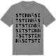 Mid Heather Gray t-shirt med Stennäset ordlek t-shirt