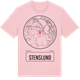 Pink Cotton t-shirt med Stenslund t-shirt