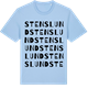 Blue Soul t-shirt med Stenslund ordlek t-shirt