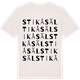 Vintage White t-shirt med Stikåsäl ordlek t-shirt