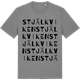 Mid Heather Gray t-shirt med Stjälkviken ordlek t-shirt