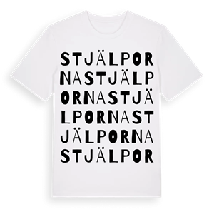 Stjälporna ordlek t-shirt – ekologisk bomull t-shirt från Pinshirt
