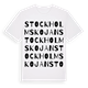 Stockholmskojan ordlek t-shirt