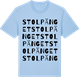 Blue Soul t-shirt med Stolpänget ordlek t-shirt