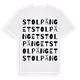 Stolpänget ordlek t-shirt