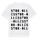 Stor-Olles ordlek t-shirt