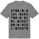 Mid Heather Gray t-shirt med Stora Digerliden ordlek t-shirt