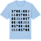 Blue Soul t-shirt med Stora Grubbo ordlek t-shirt