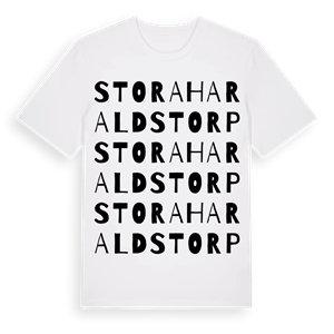 Stora Haraldstorp ordlek t-shirt – ekologisk bomull t-shirt från Pinshirt