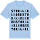 Blue Soul t-shirt med Stora Karlborn ordlek t-shirt