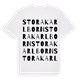 White t-shirt med Stora Karlborn ordlek t-shirt