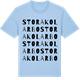 Blue Soul t-shirt med Stora Kolarbo ordlek t-shirt