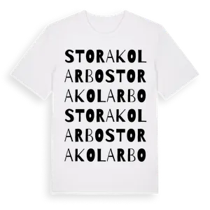 Stora Kolarbo ordlek t-shirt – ekologisk bomull t-shirt från Pinshirt