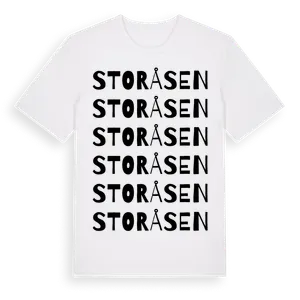 Storåsen ordlek t-shirt – ekologisk bomull t-shirt från Pinshirt