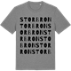 Mid Heather Gray t-shirt med Storbron ordlek t-shirt