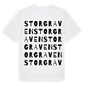 Storgraven ordlek t-shirt – ekologisk bomull t-shirt från Pinshirt