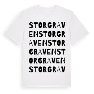 Storgraven ordlek t-shirt – ekologisk bomull t-shirt från Pinshirt