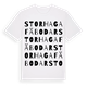Storhaga fäbodar ordlek t-shirt