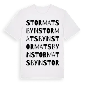 Stormatsbyn ordlek t-shirt – ekologisk bomull t-shirt från Pinshirt