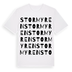 Stormyren ordlek t-shirt – ekologisk bomull t-shirt från Pinshirt